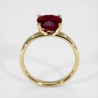 Solitaire Ruby Ring 3.02 Ct., 14K Yellow Gold Preview