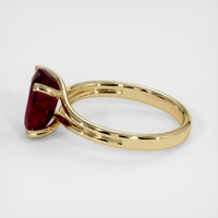 Solitaire Ruby Ring 3.02 Ct., 14K Yellow Gold Preview