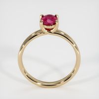 0.99 Ct. Ruby Ring, 14K Yellow Gold 3