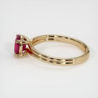 0.99 Ct. Ruby Ring, 14K Yellow Gold 4