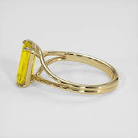 2.05 Ct. Yellow Sapphire Ring, 14K Yellow Gold 4