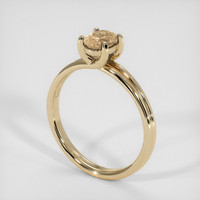 1.06 Ct. Sapphire Ring, 14K Yellow Gold 2
