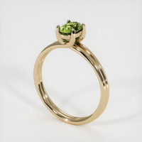 1.00 Ct. Sapphire Ring, 14K Yellow Gold 2