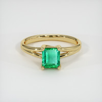 Emerald Ring 1.11 Ct. 18K Yellow Gold Preview