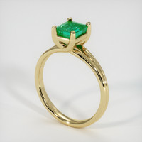 Emerald Ring 1.11 Ct. 18K Yellow Gold Preview