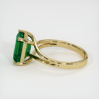 4.31 Ct. Emerald Ring, 18K Yellow Gold 4