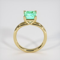 2.20 Ct. Emerald Ring, 18K Yellow Gold 3