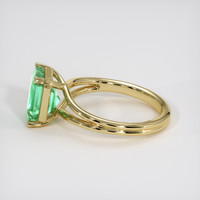 2.20 Ct. Emerald Ring, 18K Yellow Gold 4