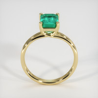 2.00 Ct. Emerald Ring, 18K Yellow Gold 3
