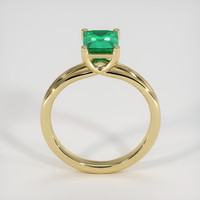 1.19 Ct. Emerald Ring, 18K Yellow Gold 3