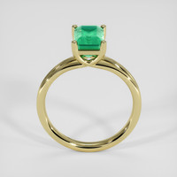 1.61 Ct. Emerald Ring, 18K Yellow Gold 3