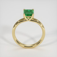 1.42 Ct. Emerald Ring, 18K Yellow Gold 3