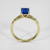 1.55 Ct. Blue Sapphire Ring, 18K Yellow Gold 3