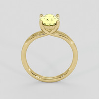 2.00 Ct. Yellow Sapphire Ring, 18K Yellow Gold 3