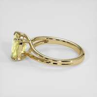 2.20 Ct. Yellow Sapphire Ring, 18K Yellow Gold 4