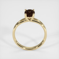 1.44 Ct. Brown Sapphire Ring, 18K Yellow Gold 3