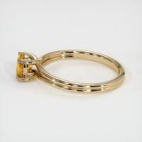 0.89 Ct. Sapphire Ring, 18K Yellow Gold 4
