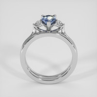0.89 Ct. Bi Color Sapphire Ring, Platinum 950 3