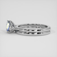 0.89 Ct. Bi Color Sapphire Ring, Platinum 950 4