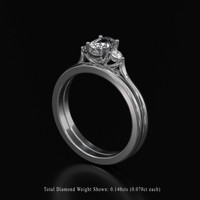 1.80 Ct. Sapphire Ring, Platinum 950 2
