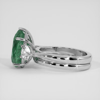 5.00 Ct. Bi Color Sapphire Ring, Platinum 950 4