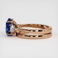 3.20 Ct. Sapphire Ring, 18K Rose Gold 4
