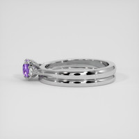 0.83 Ct. Purple Sapphire Ring, Silver 4