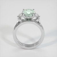 2.84 Ct. Sapphire Ring, 14K White Gold 3