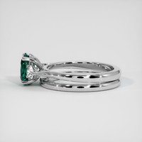 1.56 Ct. Sapphire Ring, 18K White Gold 4
