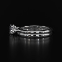 1.80 Ct. Sapphire Ring, 18K White Gold 4