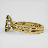 0.97 Ct. Green Sapphire Ring, 14K Yellow Gold 4