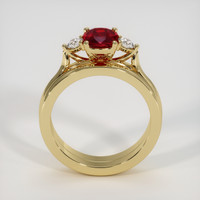 1.22 Ct. Ruby Ring, 18K Yellow Gold 3