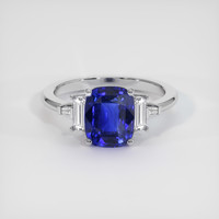 3.08 Ct. Sapphire Ring, Platinum 950 1