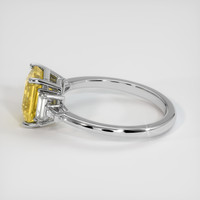 3.00 Ct. Yellow Sapphire Ring, Platinum 950 4