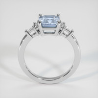1.75 Ct. Blue Sapphire Ring, 10K White Gold 3