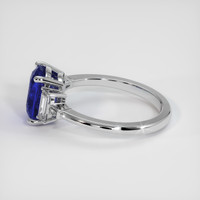 3.08 Ct. Sapphire Ring, 14K White Gold 4
