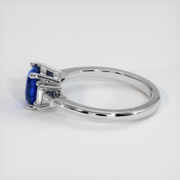 1.50 Ct. Sapphire Ring, 14K White Gold 4