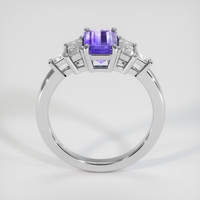 1.40 Ct. Bi Color Sapphire Ring, 14K White Gold 3