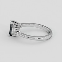 0.89 Ct. Bi Color / Parti Sapphire Ring, 14K White Gold 4