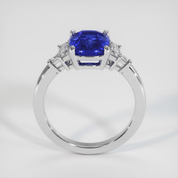 3.08 Ct. Sapphire Ring, 18K White Gold 3