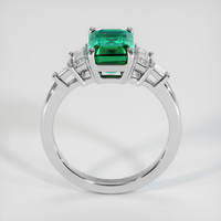 2.19 Ct. Emerald Ring, 18K White Gold 3