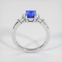 1.21 Ct. Blue Sapphire Ring, 18K White Gold 3