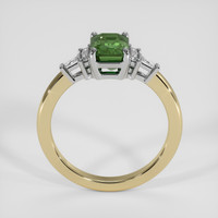 1.88 Ct. Green Sapphire Ring, 14K White & Yellow 3