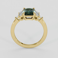 2.06 Ct. Bi Color / Parti Sapphire Ring, 10K Yellow Gold 3