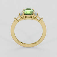 1.56 Ct. Yellowish Green Sapphire Ring, 14K Yellow Gold 3