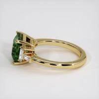 2.53 Ct. Green Sapphire Ring, 14K Yellow Gold 4