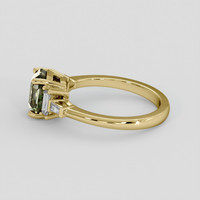 1.79 Ct. Bi Color Sapphire Ring, 14K Yellow Gold 4