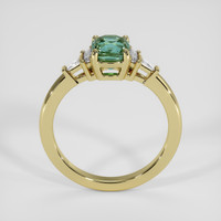 1.41 Ct. Green Sapphire Ring, 14K Yellow Gold 3