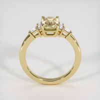 1.68 Ct. Peach Sapphire Ring, 14K Yellow Gold 3