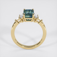 2.54 Ct. Bi Color Sapphire Ring, 14K Yellow Gold 3
